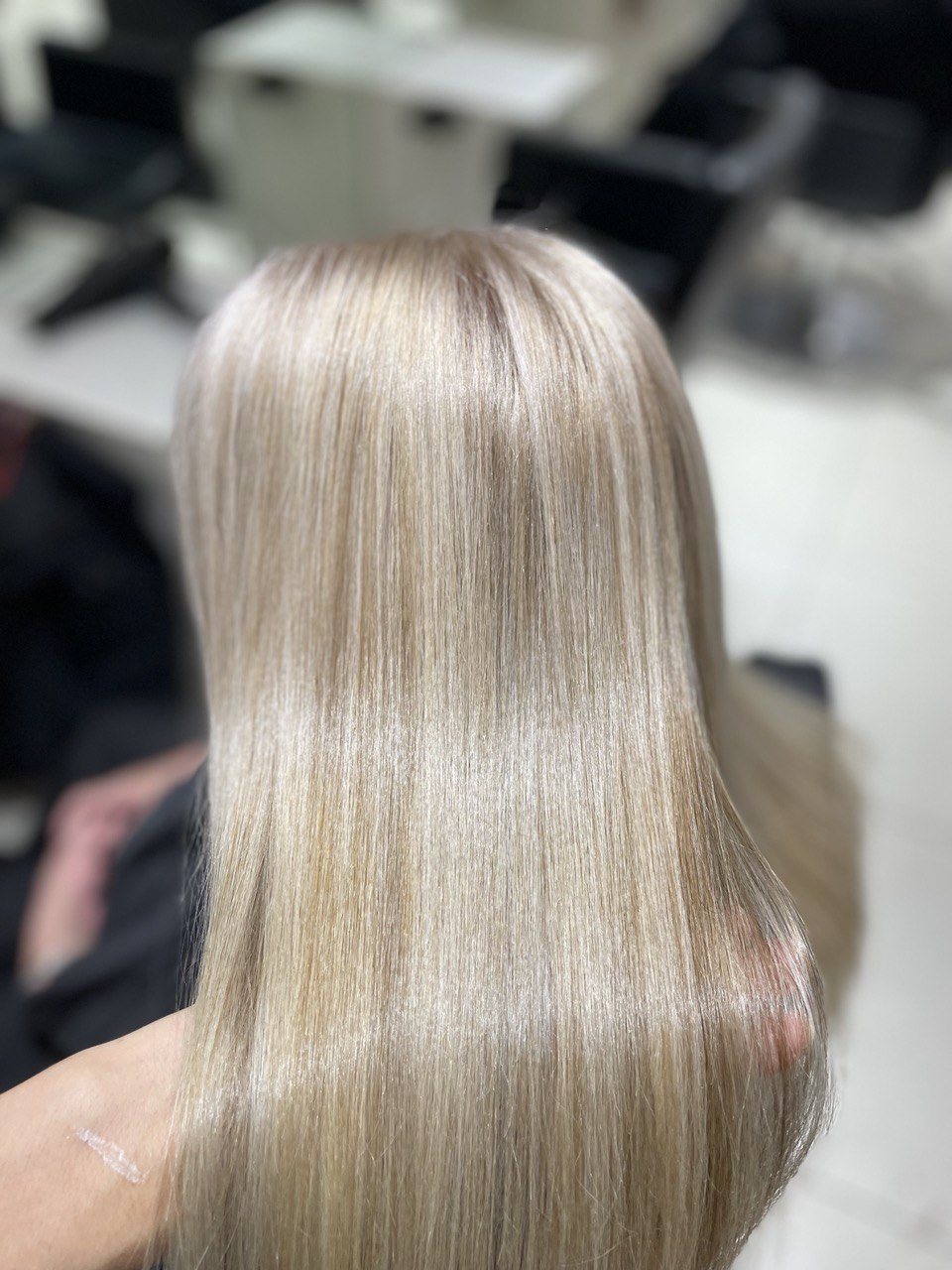 Hair styling example